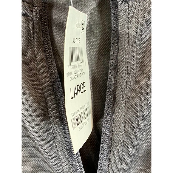 ID Ideology Men's Charcoal/Black Regular-Fit Moisture-Wicking Knit Jacket SZ L - Picture 12 of 12